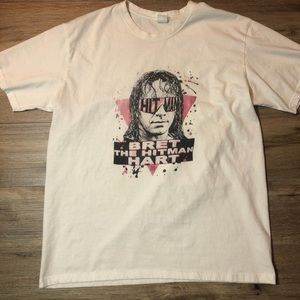 Vintage Bret The Hitman Hart Size Large T-shirt